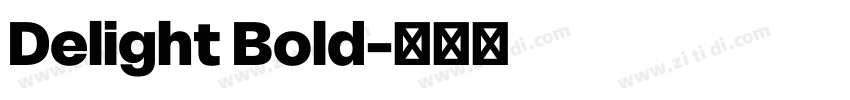 Delight Bold字体转换